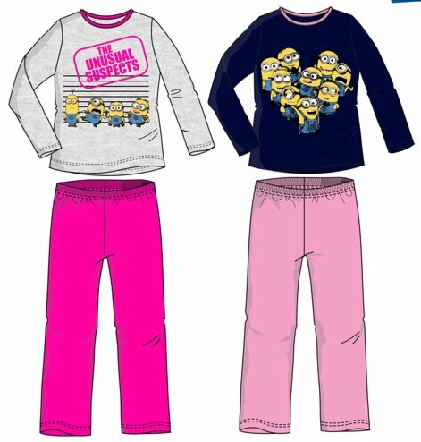 pijama Minions 3-4-6-8