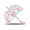 paraguas transparente automatico unicornio 48cm