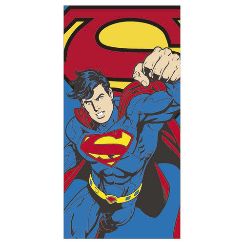 serviette de plage polyester Superman 70x140
