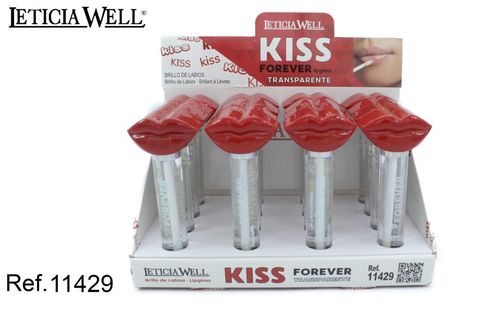 LIPGLOSS KISS FOREVER (0.62€ UNIDAD) PACK 16 LETICIA WELL