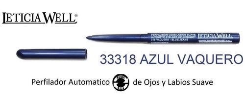 PERFILADOR OJOS+LABIOS azul (0,35€ UNIDAD)PACK 25 LETICIA WELL
