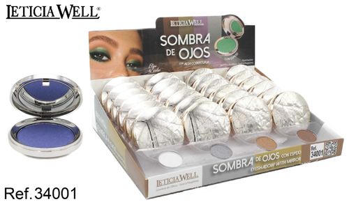 EYESHADOW 4 COLORES(0.602€ UNIDAD) PACK 24 LETICIA WELL