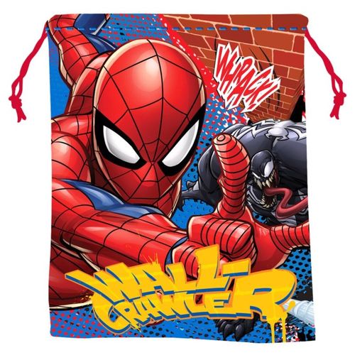 saco spiderman 27x22cm