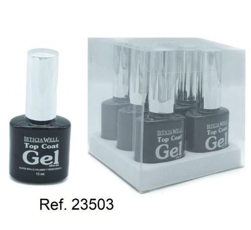 TOP COAT FEFCTO GEL(0.65€ UNIDAD)PACK 6 LETICIA WELL