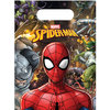 6 bolsas fiesta Spiderman 16x23cm