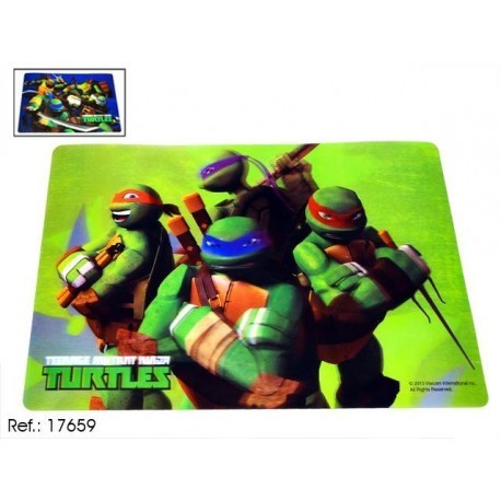 set de table 3D 42x28 turtles