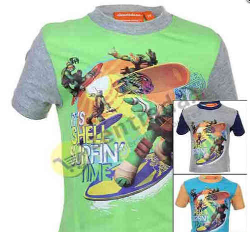 camiseta tortugas ninja 2-4-6-8