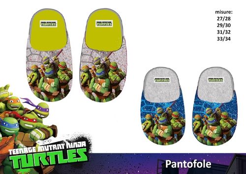 pantoufles Turtles 27/28 29/30 31/32 33/34