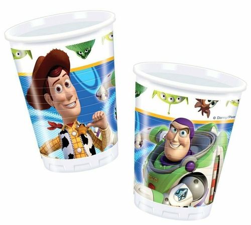 10 plastic cup Toy Story 200ml