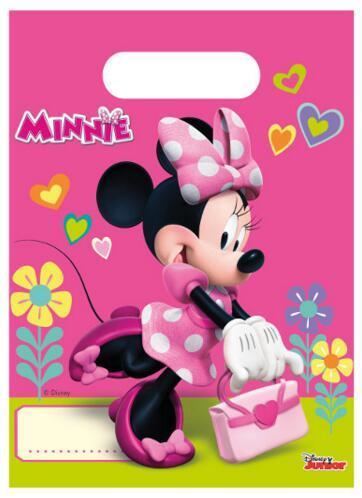 6 bolsas fiesta Minnie 16x23cm