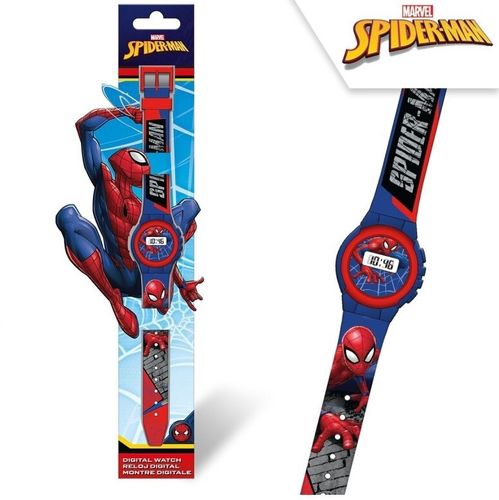 reloj digital Spiderman