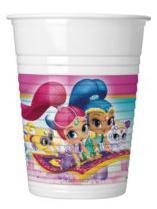 8 plastic cup Shimmer Shine 200ml