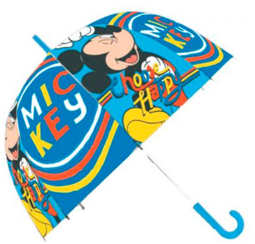 paraguas transparente automatico Mickey 48cm