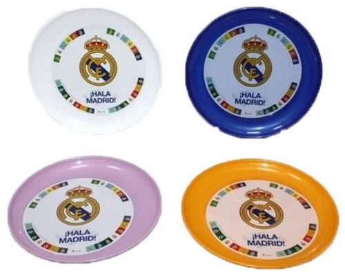 set 4 plate Real Madrid
