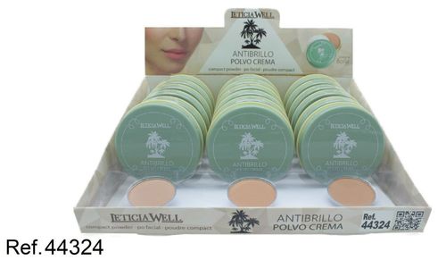 POUDRE COMPACT 3 COULEURS(0.73€ UNITE) PACK 18 LETICIA WELL