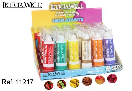 BAUME À LEVRES HYDRATANT (0.39€ UNITE) PACK 24 LETICIA WELL