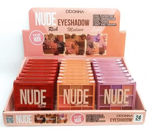EYESHADOW NUDE (0.99€ UNIDAD) PACK 24 D'DONNA