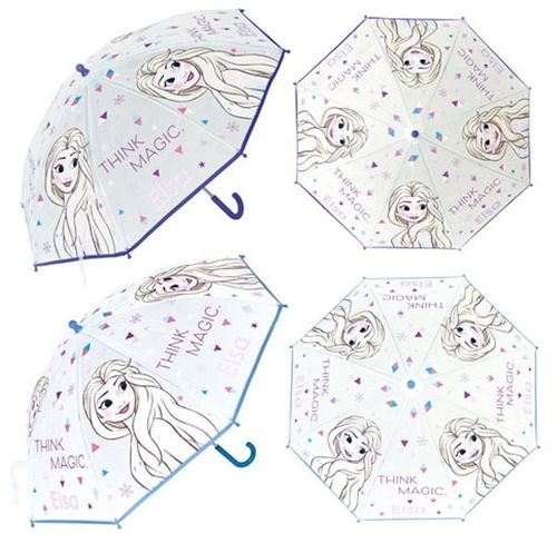 paraguas transparente Frozen  46cm