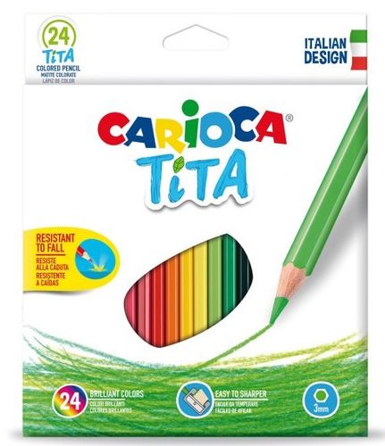 24 crayon couleur CARIOCA