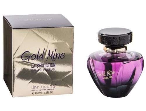 eau de parfum femme 100ml LINN YOUNG LY065 "Gold Mine La Seduction"