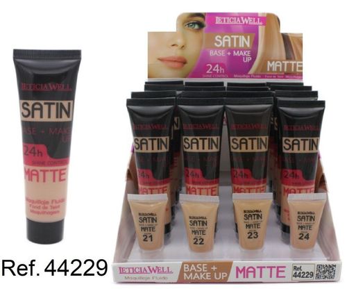 MAQUILLAJE BASE FLUIDO  (0.79€‚ UNITE) PACK 16 LETICIA WELL