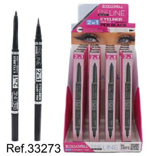 ROTULADOR EYELINER NEGRO(1.30€‚ UNIDAD) PACK 16 LETICIA WELL