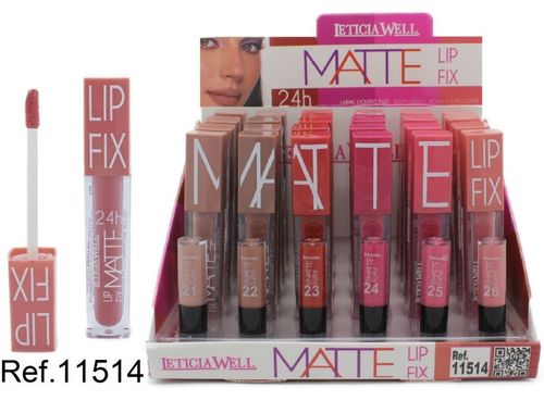 LIPGLOSS (0.73€ UNIDAD) PACK 24 LETICIA WELL