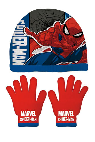 gorro guantes Spiderman
