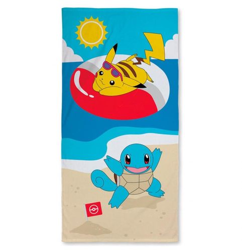 serviette de plage coton Pokemon 70x140