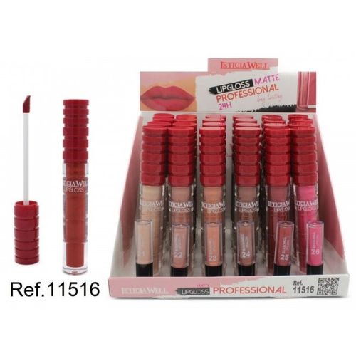 LIPGLOSS(0.70€ UNITE) PACK 24 LETICIA WELL