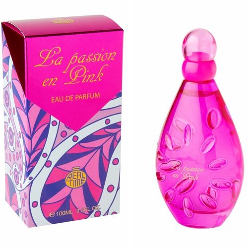 eau de parfum femme 100ml REAL TIME la passion en pink