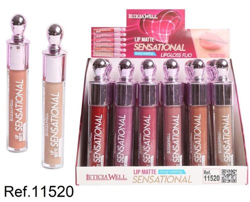 LIPGLOSS (0.75 € UNITÉ) PACK 24 LETICIA WELL