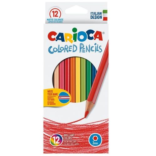 12 lapices color CARIOCA