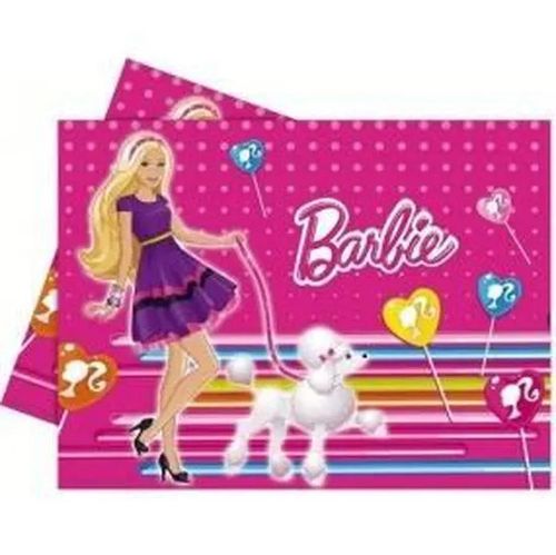 mantel plastico Barbie 120x180cm